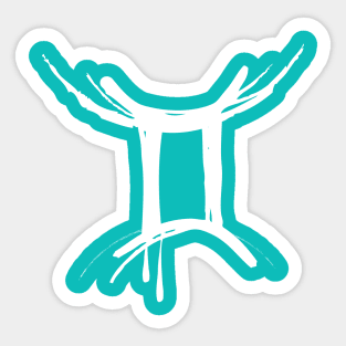 Gemini Zodiac Sign Sticker